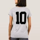 Bezig Baller Moeder Shirt - Aangepast Sport Cadeau (Achterkant)