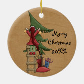 Bezig bij het Ornament Noordpool Keepomwille (Achterkant)