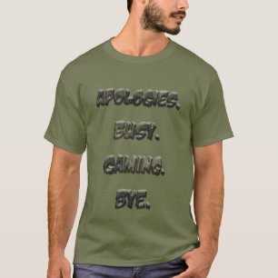 Bezig gamen T-shirt - Cadeau voor gamers