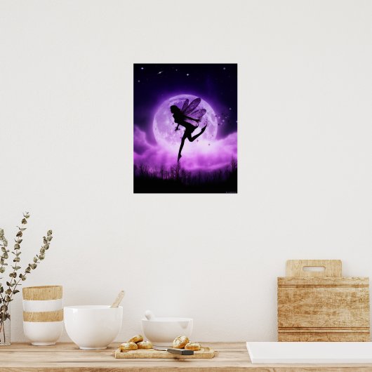 Bezig met afdrukken op sereniteitscanvas poster (Keuken)