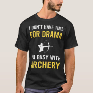 Bezig met boogschieten pijl pijlen boog t-shirt