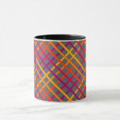 Bezig met Bright Stripes Mok (Midden)