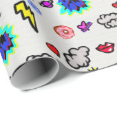 Bezig met het inpakken van papier (Rol Hoek)