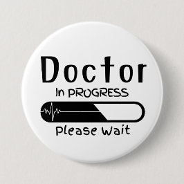 Bezig met het uitvoeren van de behandeling Wacht Ronde Button 7,6 Cm