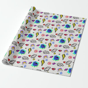 Bezig met inpakpapier