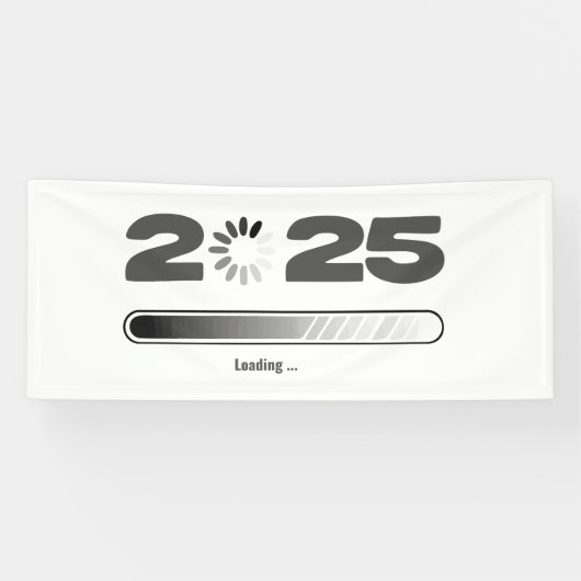Bezig met laden 2025 spandoek (Horizontaal)