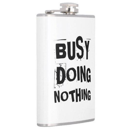 Bezig met niets doen heupfles (Rechts)