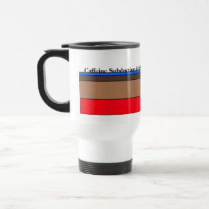 Bezig met subductie van cafeïne reisbeker