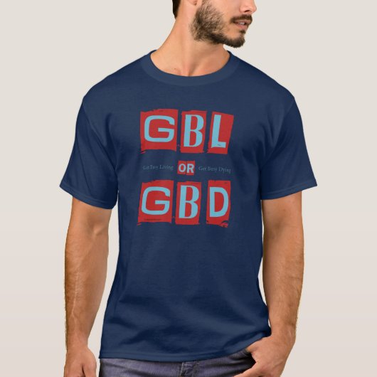 Bezig met wonen of GBD T-shirt (Voorkant)