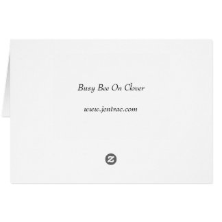 Bezige Bee op klaver