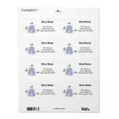 Bezige bijen Nieuw Adres Etiket (Full Sheet)