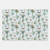 Bezige bunkerbijen - Gift Wrap Inpakpapier Vel (Voorkant)