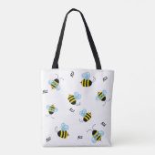 Bezige buzzing Bumble bijen Draagtas (Achterkant)