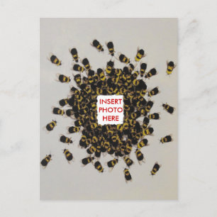 Bezige FOTO-INVOEGING Briefkaart