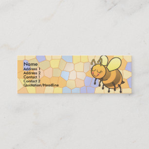 Bezige Kinder kaarten met profielkaarten Mini Visitekaartje