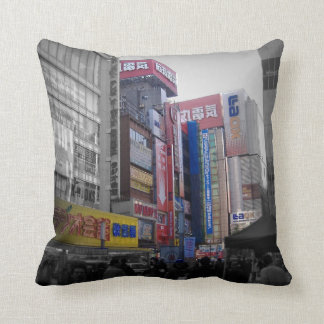 Bezige kruising in Tokio Kussen