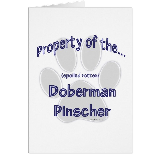 Bezit Doberman Pinscher (Voorkant)