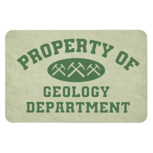 Bezit van de afdeling Geologie Magneet