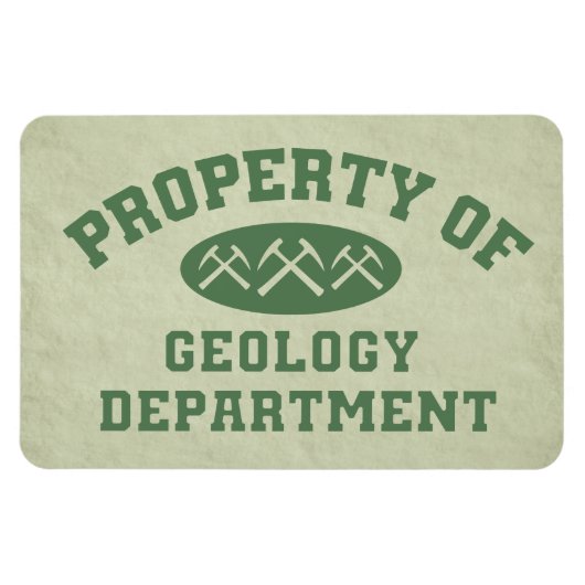 Bezit van de afdeling Geologie Magneet (Horizontaal)