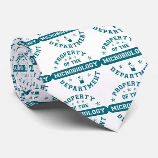 Bezit van de afdeling Microbiologie Stropdas (Opgerold)