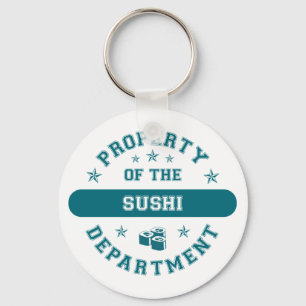 Bezit van de afdeling Sushi Sleutelhanger