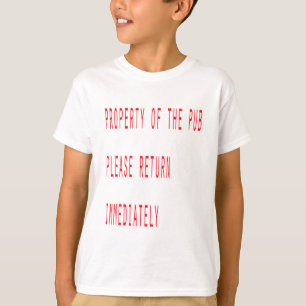 Bezit van de pub t-shirt