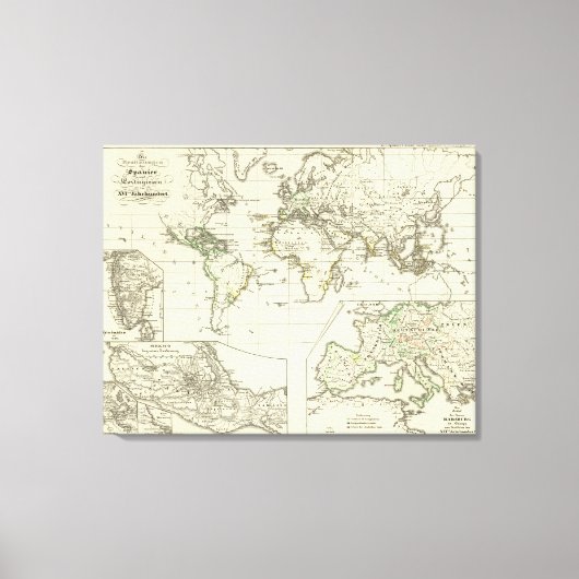 Bezit van de Spanjaarden Canvas Afdruk (Voorkant)