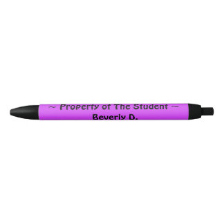 Bezit van de student zwarte inkt pen