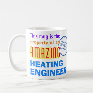 Bezit van een Amazing Heating Engineer Koffiemok