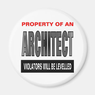 Bezit van een architect magneet