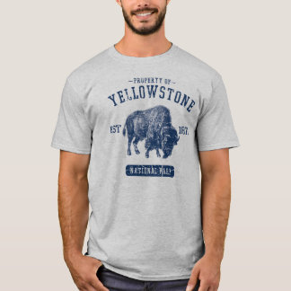 Bezit van het nationale park Yellowstone T-shirt