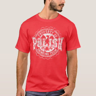 Bezit van het Poolse Drink team T-shirt