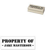 Bezit van Jouw naam | Speciaal Rubberstempel (Gestempeld)