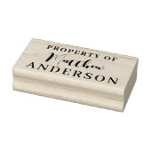 Bezit van Jouw naam | Speciaal script Rubberstempel (Stempel)