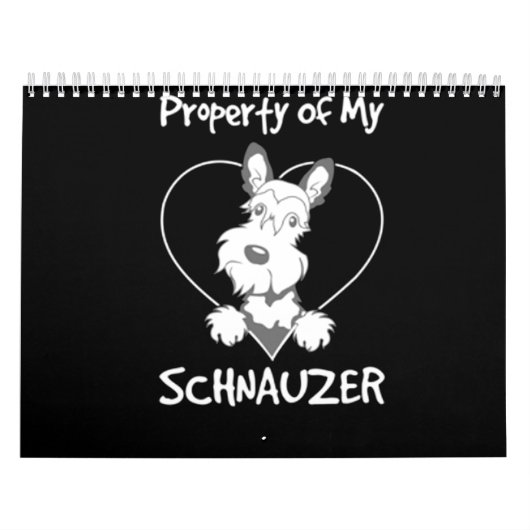 Bezit van mijn Schnauzer Kalender (Hoes)