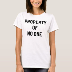 BEZIT VAN NIEMAND T-SHIRT