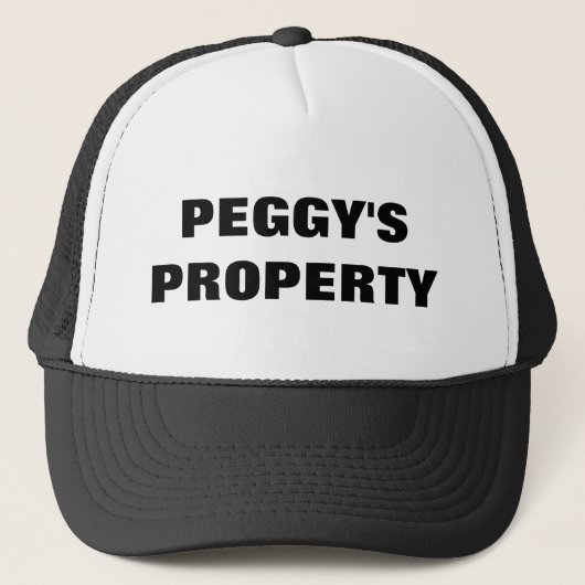 BEZIT VAN PEGGY TRUCKER PET (Voorkant)