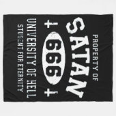 BEZIT VAN SATAN FLEECE DEKEN (Voorkant (Horizontaal))