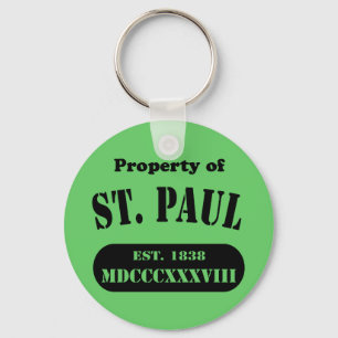 Bezit van St. Paul Sleutelhanger
