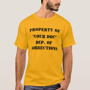 BEZIT VAN "UW" DEP. CORRECTIES T-SHIRT
