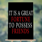 bezit vriend Acryl Teken Acryl Bord (Neutraal)