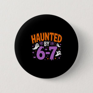 Bezocht door 67 Zes Zeven Meme Ronde Button 5,7 Cm