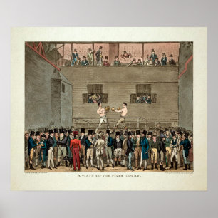  bezoek aan de rechtbank van Fives 1822 Poster