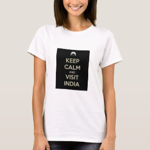 bezoek aan india rustig t-shirt