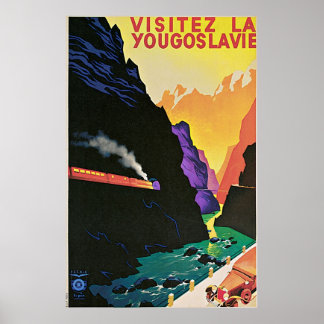  bezoek aan Joegoslavië Poster