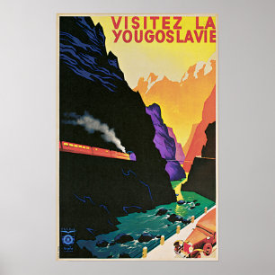 bezoek aan Joegoslavië Poster