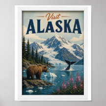 Bezoek Alaska Reis Vintage