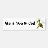 Bezoek Alien Range Bumpersticker (Voorkant)