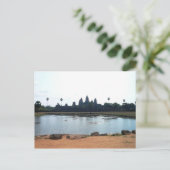 Bezoek Cambodja Briefkaart (Staand voorkant)