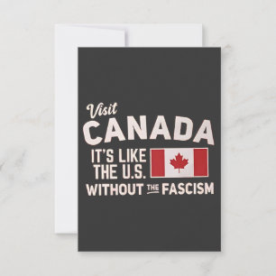 Bezoek Canada Het is als de VS Maar Zonder Fascism Kaart